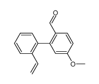 2-formyl-2'-vinyl-5-methoxybiphenyl Structure