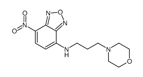 N-(3-morpholin-4-ylpropyl)-4-nitro-2,1,3-benzoxadiazol-7-amine Structure