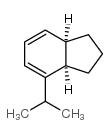 顺式-(9ci)-2,3,3a,7a-四氢-4-(1-甲基乙基)-1H-茚结构式