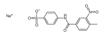 sodium 4-(4-methyl-3-nitrobenzoylamino)benzenesulphonate picture