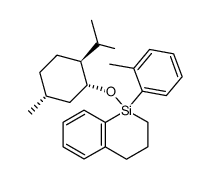 (SiRS)-1-[(1R,2S,5R)-menthyloxy]-(2-methylphenyl)-1,2,3,4-tetrahydro-1-silanaphthalene Structure