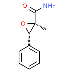 (2R,3S)-2-METHYL-3-PHENYLOXIRANE-2-CARBOXAMIDE结构式