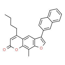 5-butyl-9-methyl-3-naphthalen-2-ylfuro[3,2-g]chromen-7-one picture