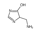 4H-Imidazol-4-one,5-(aminomethyl)-3,5-dihydro-结构式