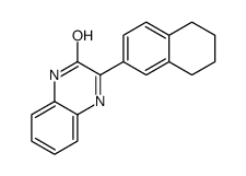 3-(5,6,7,8-tetrahydronaphthalen-2-yl)-1H-quinoxalin-2-one结构式