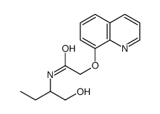 N-(1-hydroxybutan-2-yl)-2-quinolin-8-yloxyacetamide Structure