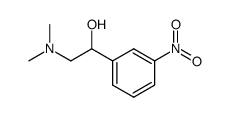 1-m-Nitrophenyl-2-dimethylaminoethanol结构式