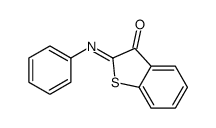 2-phenylimino-1-benzothiophen-3-one Structure