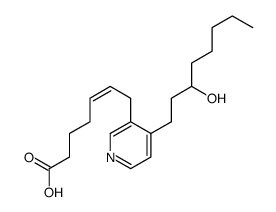 7-[4-(3-hydroxyoctyl)pyridin-3-yl]hept-5-enoic acid Structure