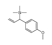 1-(4-methoxyphenyl)prop-2-enyl-trimethylsilane结构式