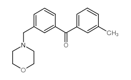 3-METHYL-3'-MORPHOLINOMETHYL BENZOPHENONE picture