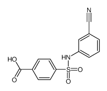 4-[(3-cyanophenyl)sulfamoyl]benzoic acid Structure