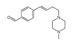 4-[4-(4-methylpiperazin-1-yl)but-1-enyl]benzaldehyde结构式