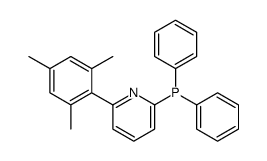 diphenyl-[6-(2,4,6-trimethylphenyl)pyridin-2-yl]phosphane结构式