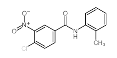 4-Chloro-N-(2-methylphenyl)-3-nitrobenzamide结构式