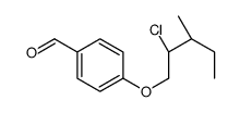 4-[(2S,3S)-2-chloro-3-methylpentoxy]benzaldehyde Structure