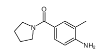 (4-amino-3-methylphenyl)-pyrrolidin-1-ylmethanone Structure