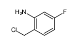 2-(CHLOROMETHYL)-5-FLUOROBENZENAMINE结构式