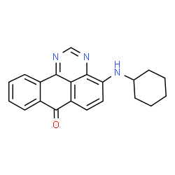 4-(Cyclohexylamino)-7H-benzo[e]perimidin-7-one structure