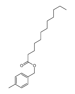 (4-methylphenyl)methyl dodecanoate结构式