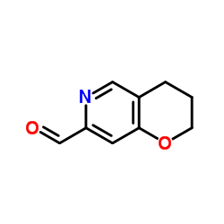 3,4-Dihydro-2H-pyrano[3,2-c]pyridine-7-carbaldehyde Structure