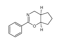 cis-2-phenyl-1,4,4a,5,6,7,7a-hexahydrocyclopenta[e][1,3]oxazine结构式