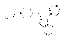 4-[(1-phenyl-1H-benzimidazol-2-yl)methyl]-1-piperidineethanol结构式