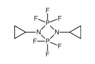 1,3-Dicyclopropyl-2,2,2,4,4,4-hexafluoro-2λ5,4λ5-[1,3,2,4]diazadiphosphetidine Structure