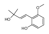 2-Methyl-4-<2'-hydroxy-6'-methoxy-phenyl>-buten-(3)-ol-(2) Structure