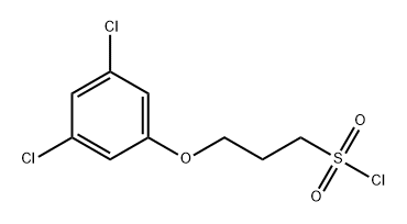 1-Propanesulfonyl chloride, 3-(3,5-dichlorophenoxy)-结构式