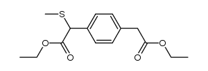 diethyl α-methylthio-1,4-benzenediacetate结构式