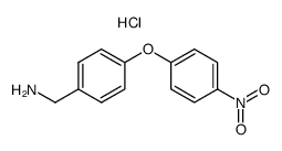 (4-(4-nitrophenoxy)phenyl)Methanamine hydrochloride结构式