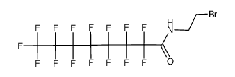 N-(2-bromoethyl)perfluoroctanamide结构式