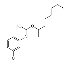 octan-2-yl N-(3-chlorophenyl)carbamate Structure