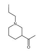 Ethanone, 1-(1-propyl-3-piperidinyl)- (9CI) structure