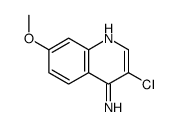 4-Amino-3-chloro-7-methoxyquinoline结构式