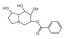 1,6,7,8-Indolizinetetrol, octahydro-, 6-benzoate, (1S,6S,7S,8R,8aR)- structure