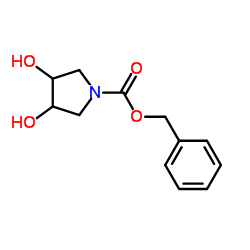 Benzyl 3,4-dihydroxy-1-pyrrolidinecarboxylate图片