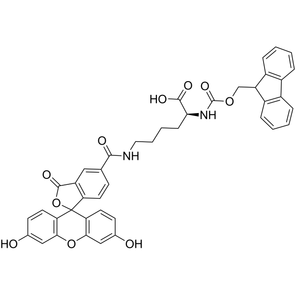 Fmoc-Lys(5-FAM)-OH Structure