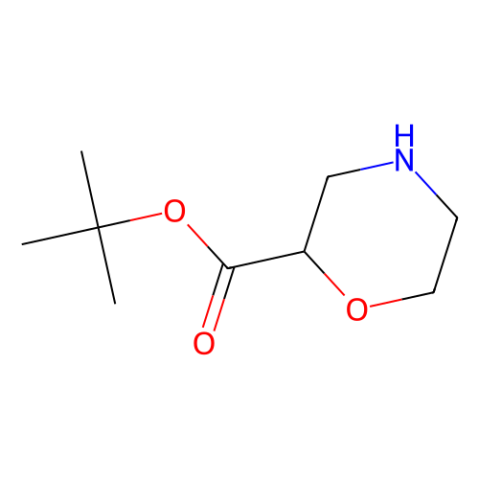 tert-butyl morpholine-2-carboxylate结构式