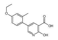 5-(4-ethoxy-2-methylphenyl)-2-oxo-1H-pyridine-3-carboxylic acid Structure