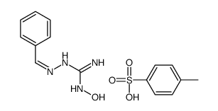 2-[(E)-benzylideneamino]-1-hydroxyguanidine,4-methylbenzenesulfonic acid结构式
