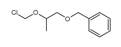 1-benzyloxy-2-chloromethoxypropane Structure