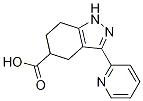 3-(pyridin-2-yl)-4,5,6,7-tetrahydro-1H-indazol-5-carboxylic acid结构式