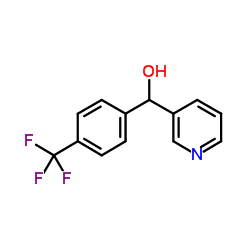 3-Pyridinyl[4-(trifluoromethyl)phenyl]methanol结构式