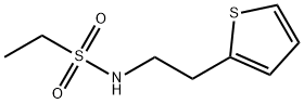 N-[2-(thiophen-2-yl)ethyl]ethane-1-sulfonamide Structure
