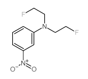 Benzenamine,N,N-bis(2-fluoroethyl)-3-nitro-结构式