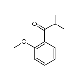 2,2-diiodo-1-(2-methoxyphenyl)ethanone结构式