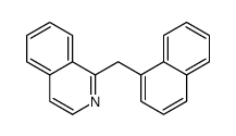 1-(naphthalen-1-ylmethyl)isoquinoline结构式