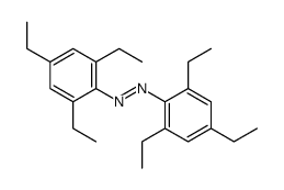 bis(2,4,6-triethylphenyl)diazene Structure